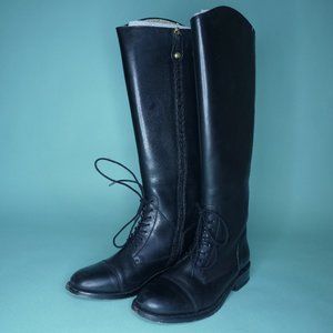 Jc Juicy Couture Classic Rider Boots 6m In Black